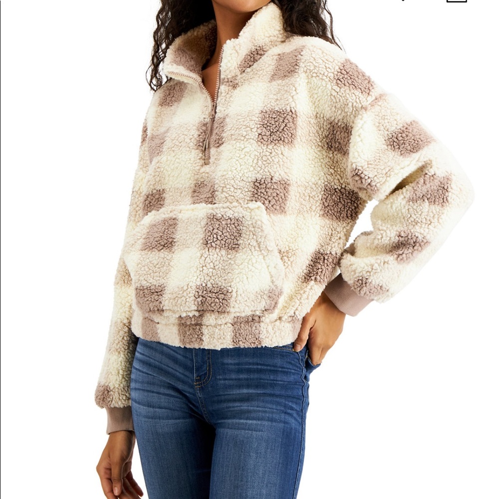 Sherpa Half-zip Top